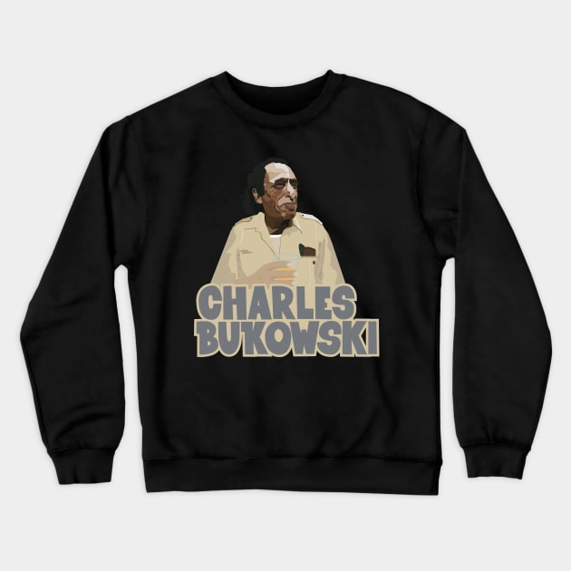 Charles Bukowski: A Glimpse Beyond Conformity Crewneck Sweatshirt by Boogosh